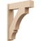 Ekena Millwork 7 1/2-in W x 28-in D x 36-in H Balboa Block Rough Cedar Woodgrain TimberThane Outlooker, Primed Tan OUTUR075X28X36BOA44RCPR - alternate 1